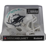 Larry Csonka Autographed Miami Dolphins 24 STS Mini Helmet Beckett Witness 49230