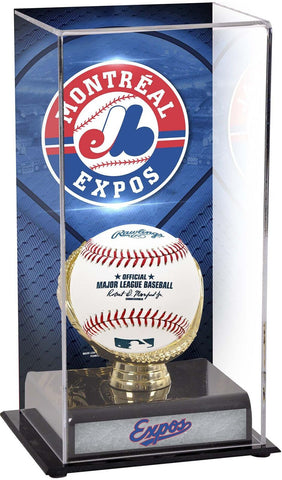 Montreal Expos Sublimated Display Case with Image