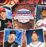 Biggio, Smoltz, Martinez & Johnson Signed 2015 Memories & Dreams HOF Magazine