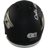 Darrelle Revis Autographed New York Jets Rivalries Mini Helmet Beckett 56472