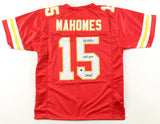 Patrick Mahomes Sr. Signed Chiefs Jersey Inscribed "Who's Your Daddy?" / AWM