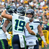 Jake Bobo Signed Seahawks Mini-Helmet (JSA COA) Seattle 2023 Rookie Receiver