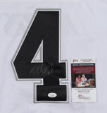 Rob Blake Signed Los Angeles Kings Jersey (JSA COA) Stanley Cup Champ & 2014 HOF