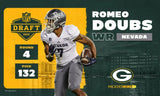 Romeo Doubs Signed Green Bay Packers Jersey (Beckett) 2022 4th Rnd Pck / Nevada
