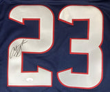 Arian Foster Houston Signed Navy Blue Football Jersey JSA