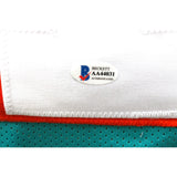 Jaylen Waddle Autographed/Signed Pro Style sz XL Teal Jersey Beckett 43443