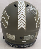 LARGENT & ZORN AUTOGRAPHED SEAHAWKS SALUTE SERVICE FULL SIZE AUTHENTIC HELMET