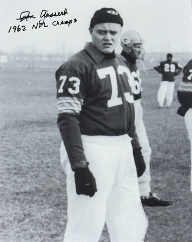 Green Bay Packers Champ RON GASSERT Signed 8x10 Photo #3 AUTO