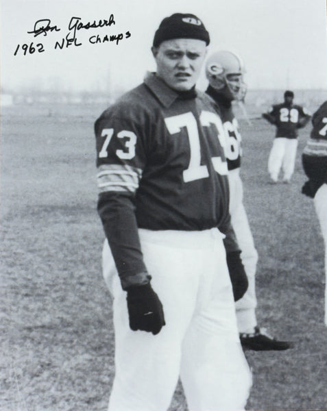 Green Bay Packers Champ RON GASSERT Signed 8x10 Photo #3 AUTO