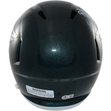 Brian Dawkins Autographed Philadelphia Eagles F/S Helmet Beckett Witness 55639