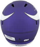 Vikings Jordan Addison Authentic Signed Full Size Speed Rep Helmet BAS Witnessed