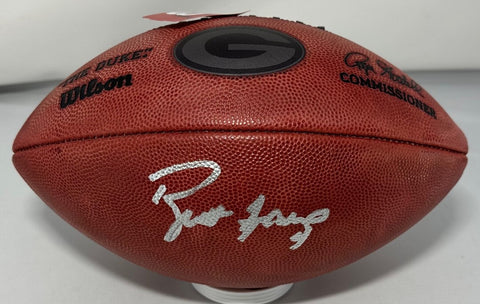 Packers BRETT FAVRE Signed Wilson Authentic Green Bay LOGO Duke Football AUTO