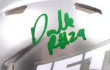 Darrelle Revis Autographed New York Jets Flash Speed Mini Helmet -Beckett W Holo