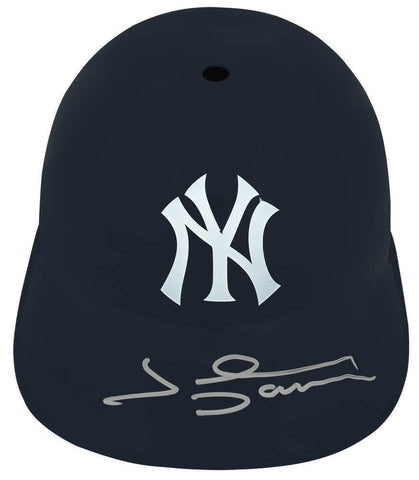 Johnny Damon Signed New York Yankees Replica Souvenir Batting Helmet - (SS COA)
