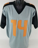Eric Berry Signed Tennessee Volunteers Throwback Smokey Gray Jersey (JSA COA)