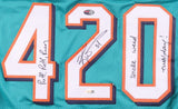 Share Ricky Williams Signed Dolphins 420 Jersey 2xInscr. (JSA) See description