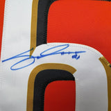 Framed Signed Cutter Gauthier 35x39 Anaheim Orange Jersey Beckett BAS COA