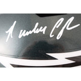 Randall Cunningham Autographed Philadelphia Eagles Midi Helmet Beckett W 53198