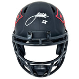 James White New England Patriots Signed Riddell Eclipse Mini Helmet JSA