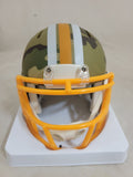 JOE THEISMANN SIGNED WASHINGTON REDKINS CAMO SPEED MINI HELMET BECKETT
