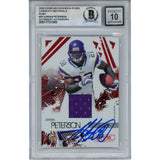 Adrian Peterson Autographed 09 RS Longevity Patch Trading Card Beckett 49815
