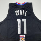 Autographed/Signed John Wall Los Angeles Black Basketball Jersey JSA COA