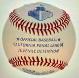 Charlie Sheen "Wild Thing Vaughn" Signed California Penal League Baseball Becket