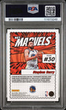 Warriors Stephen Curry Signed 2023 Donruss Net Marvels #14 Card Grade 9 PSA Slab