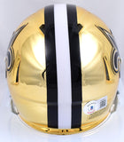 Derek Carr Autographed New Orleans Saints Chrome Speed Mini Helmet-BeckettW Holo