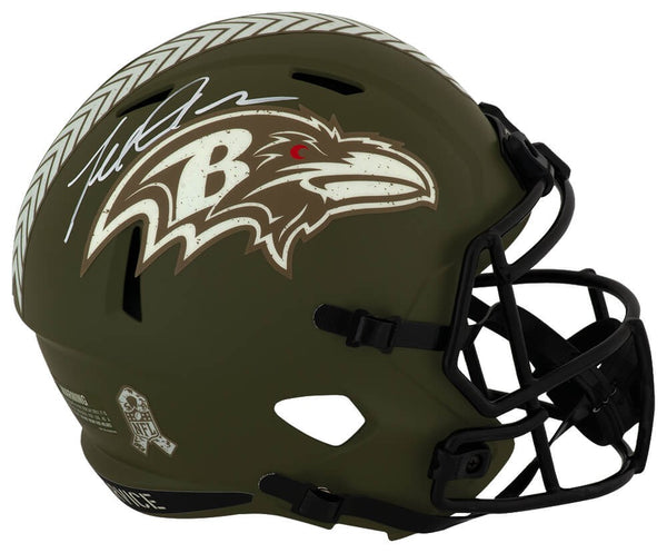 Terrell Suggs Signed Ravens ECLIPSE Riddell Full Size Replica Helmet - (SS COA)