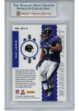 Ray Lewis Autographed 2019 Contenders Ticket #WT-5 Trading Card Beckett 53017