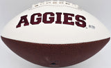 Johnny Manziel Autographed Texas A&M Logo Football 12 Heisman Fanatics ZZ0142398