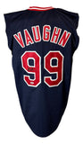 Charlie Sheen Major League Signed Navy Sleeveless Baseball Jersey PSA/DNA