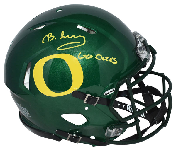 authentic oregon state football helmet Beavers 1999-2012 Riddell Speed Mini Engine30Sports your dashboard BUCKY IRVING AUTOGRAPHED OREGON DUCKS