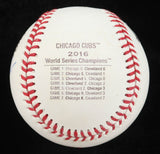 Joe Maddon Signed 2016 World Series Logo Baseball (Beckett) Chicago Cubs Manager