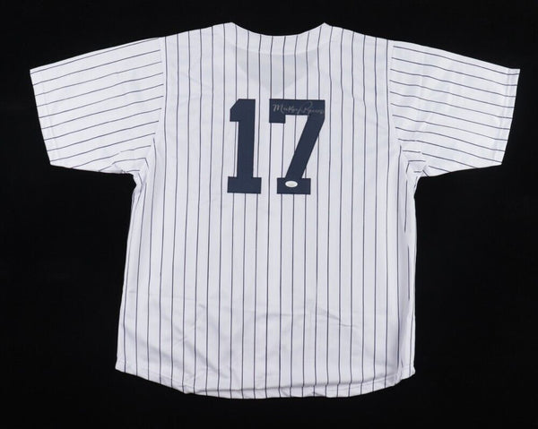 Mickey Rivers Signed New York Yankees Jersey (JSA COA) 2xWorld Series Champ O.F