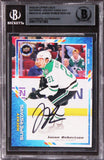 Jason Robertson Signed 2023 UD National Hockey Card Day #NHCD18 Card BAS Slabbed