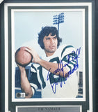 Joe Namath Autographed Framed 8x10 Photo Jets Good Luck Pal! Beckett QR #AE31689