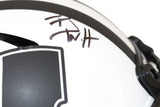 Watt Brothers Signed Authentic Badgers Lunar Speed Helmet Beckett 39790
