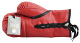 Riddick Bowe Authentic Signed Right Hand Red Everlast Boxing Glove BAS #BY031097