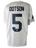 Jahan Dotson Penn State Autographed Football Jersey JSA 204906