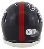 Giants Lawrence Taylor Authentic Signed 81-99 TB Speed Mini Helmet BAS Witnessed