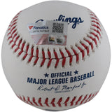 Carlton Fisk Autographed/Signed Boston Red Sox OML Baseball HOF Fanatics 51575