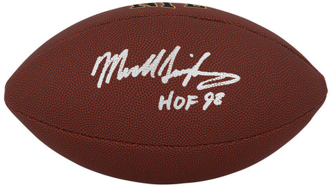 Mike Singletary Signed Wilson Super Grip Full Size NFL Football - (JSA COA)