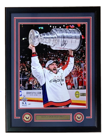 Alexander Ovechkin Signed Framed 16x20 Capitals Stanley Cup Photo Fanatics