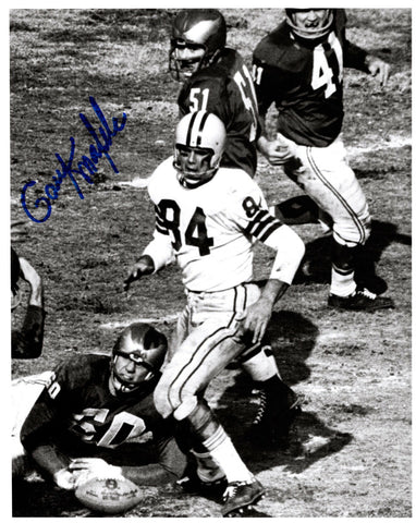 Packers GARY KNAFELC Signed 8x10 AUTO Photo #7 - 1961 & 62 NFL Champ