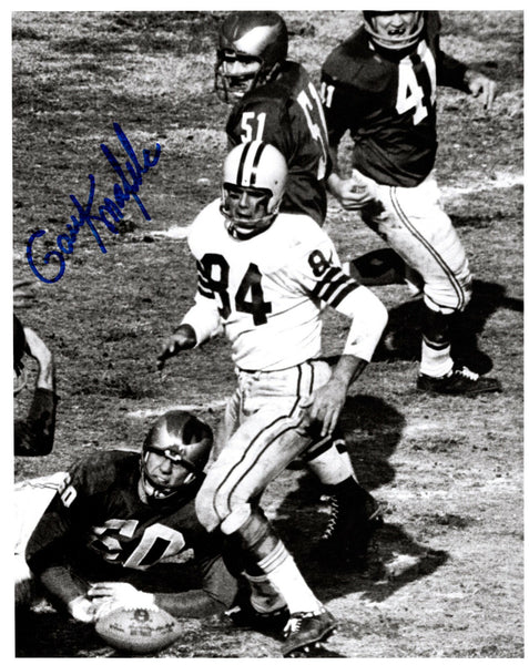 Packers GARY KNAFELC Signed 8x10 AUTO Photo #7 - 1961 & 62 NFL Champ