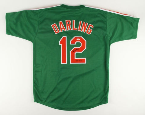 Ron Darling Signed St. Patrick's Day N.Y. Mets Jersey Inscribed "1986 WSC" (JSA)