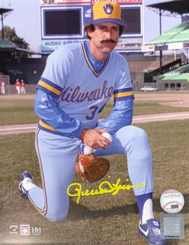 Brewers Hall of Famer ROLLIE FINGERS Signed 8x10 Photo #7 AUTO ~ 81 CY & MVP