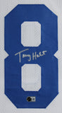Torry Holt Authentic Signed Rookie Era White Pro Style Framed Jersey BAS Witness